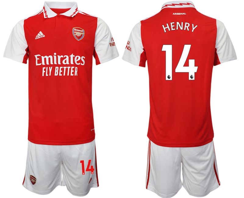 Men 2022-2023 Club Arsenal home red #14 Soccer Jersey